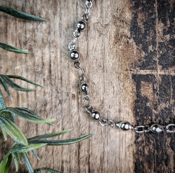 Tira de pulsera Bolas encadenadas para combinar con diferentes chapas - Image 4